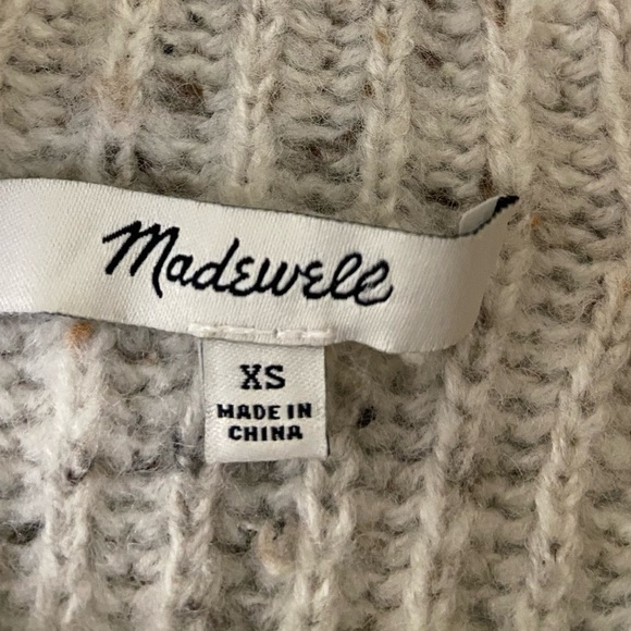 Madewell Donegal Northfield Mockneck Wool Blend Sweater - Picture 6 of 7